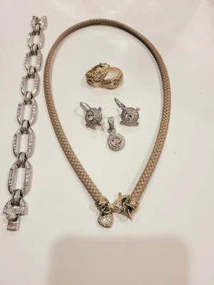 $99.99 • Buy Judith Ripka 925 Thailand, Silver Tone And Gold Tone Lot