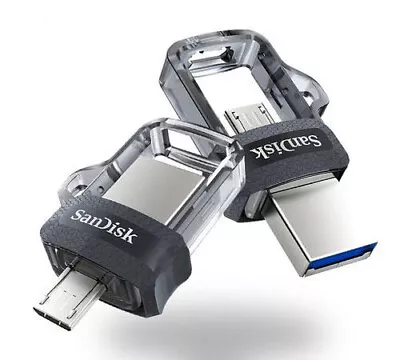 SANDISK M3 ULTRA DUAL 256GB 128GB 64GB 32GB 16GB Micro USB 3.0  OTG Drive LOT • $8.59