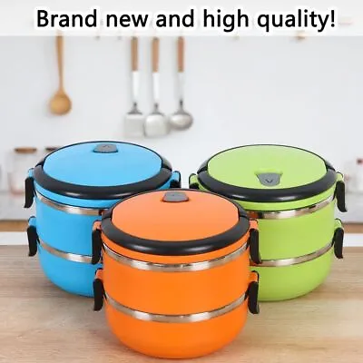 $16.72 • Buy Insulated Trave Warmer Food Container Lunch Box Hot Food Flask Thermos Vacuum