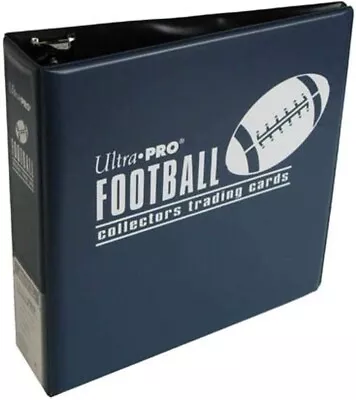 Football Card Album 3 Inch Trading Collector Storage Diplay D Ring Binder Sports • $15.99