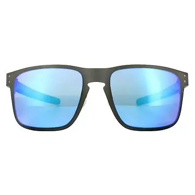 Oakley Sunglasses Holbrook Metal OO4123-07 Gunmetal Prizm Sapphire Polarized • £176