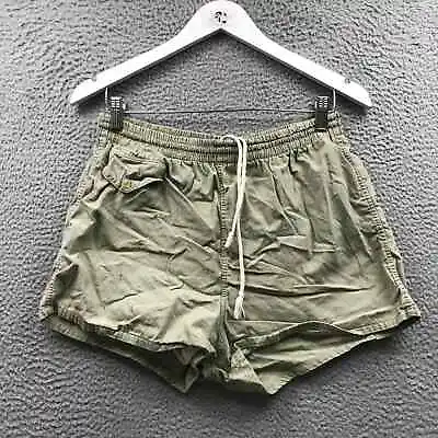 Vintage 60s 70s Pilgrim Swim Trunk Shorts Men's Size 32 Medium Mesh Lined Green  • $24.99