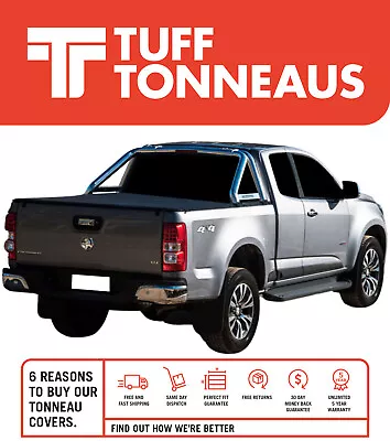Clip On Ute Tonneau Cover For Holden Colorado Space Cab Jul12-Cur W Sports Bar • $439.99