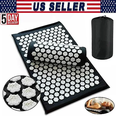 Upgrade Lotus Acupressure Massage Mat For Pain Stress Soreness Relief Shakti US • $27.99