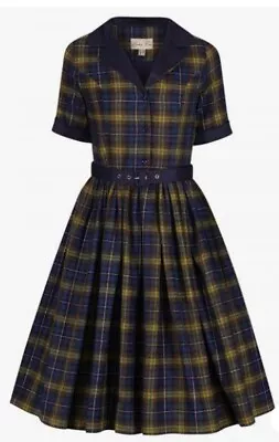 Ladies Size 14 Lindy Bop (Collectif Style) Bletchley Swing Dress • £20