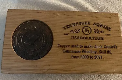 Jack Daniels Tennessee Squire Barrel Stave With Still#5 Coin 2000 To 2021 • £168.78