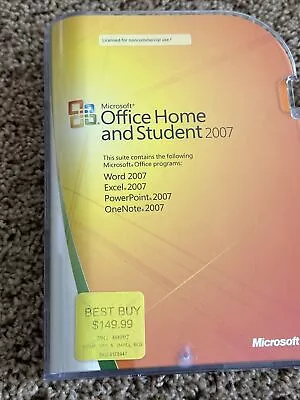 Microsoft Office Home And Student 2007 For Microsoft W/ Product Key Preowned  • $14