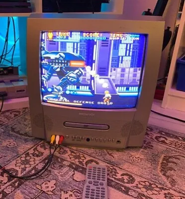 Magnavox 13  CRT DVD Combo Retro Gaming TV 13MDTD20/17 - W/Remote Working • $121