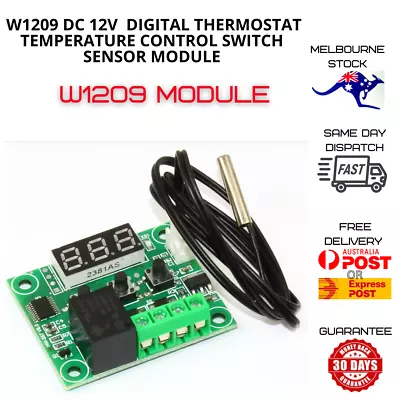 W1209 DC 12V LED Digital Thermostat Temperature Control Thermometer  • $7.83