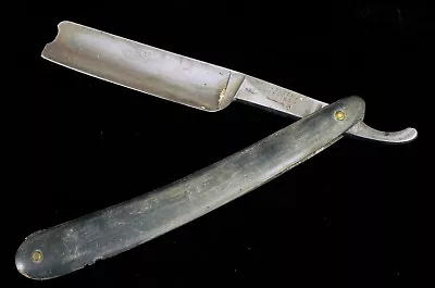 Antique Wade & Butcher Celebrated Sheffield Straight Razor Large Blade Barber ! • $125