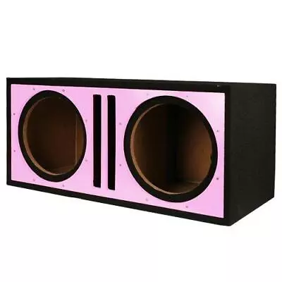 Dual 10-pulgadas 3.4 Pulgadas MDF Doble Puerto Caja De Subwoofer Con Re • $129.99