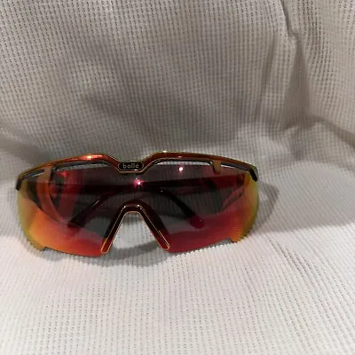 Vintage Bolle Greg Lemond Attack Sunglasses Multi Layered OrangeLens NIP Cycling • $40