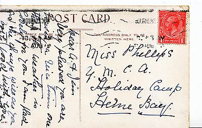£3.99 • Buy Genealogy Postcard - Family History - Phillips - Holiday Camp - Herne Bay BH5883