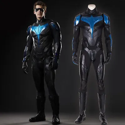 Nightwing Dick Grayson Cosplay Costume Shoe Suit Halloween Outfit • $195.21