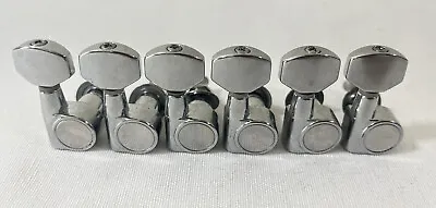 2006 Ibanez RG120 Inline-6 Tuning Pegs Tuners Chrome Two-Pin • $24.95