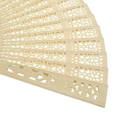 $40.69 • Buy FORSUN Sandalwood Fan (Set Of 50 Pcs) - Baby Shower Gifts & Wedding Favors&Bi...