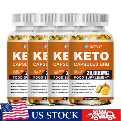 20000MG Keto Diet Pills Advanced Weight Loss That WORKS Burn Fat Carb A1 GT BHB • $11.98