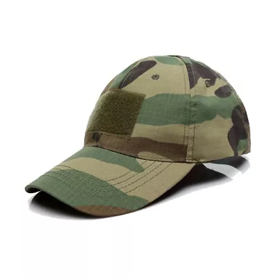 Baseball Cap Mens Base Hat Army Tactical Attachment Hat Outdoor Women Military • £5.53