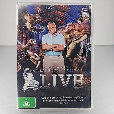 David Attenborough's Natural History Museum Alive DVD 2013 Documentary Dinosaur • £10.09