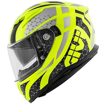 Motorcycle Helmet Integral GIVI H50.6 Stuttgart Perseus Yellow Black SIZE S • $249.28