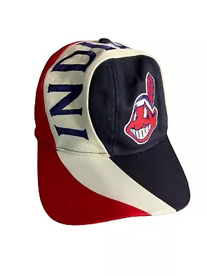 Cleveland Indians MLB Vintage Chief Wahoo Snapback Hat Cap • $80