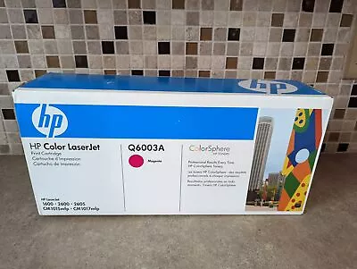 Genuine Hp Q6003a Laserjet Magenta Toner Cartridge For 1600 2600 Kt-2 • $49.09