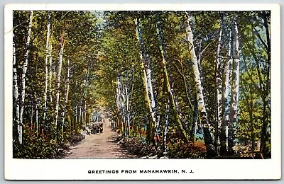 Greetings From Manahawkin New Jersey - Postcard  • $4.98