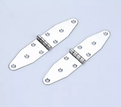 2PCS Marine Stainless Steel Mirror Polished Door Hinge Boat Strap Hinges • $15