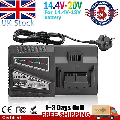 14.4V -18V Fast Charger For Hitachi UC18YFSL UC18YSL3 UC18YKSL UC18YRL UC18YRSL • £23.99