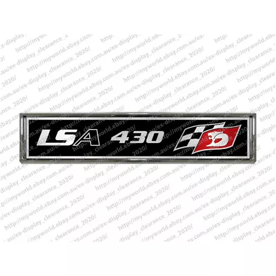 #2117 Badge To Suit Holden Lsa 430 Commodore R8 Hsv Chrome Car Emblem • $37