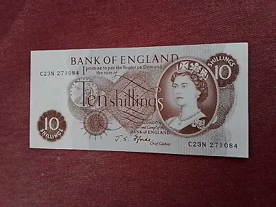 J.S.FFORDE _ BANK Of ENGLAND _ TEN SHILLINGS BANKNOTE _ C23N _ AUNCIRCULATED  • £5.99