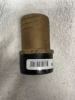 Groco FF-1500 Boat Marine Bronze 1-1/2  Full Flow Pipe To 1-3/4  Hose Adapter • $21.95