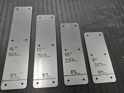 £12.59 • Buy MILD STEEL 3mm FIXING PLATE. Kitchen Worktop Joining Brace Bracket *4 PACK*. CR4