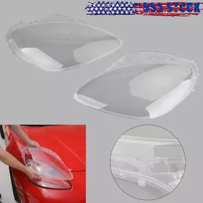 Headlight Replacement Lens Driver Passenger L+R PAIR Fits For Corvet C6 05-2013 • $75.63