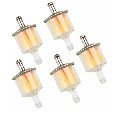 5 Packs 5/16  Fuel Filters Industrial Universal Motorcycle Inline Gas Fuel Line • $6.29