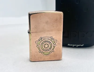 ZIPPO 1997 Limited Edition BIOHAZARD Raccoon City Police Detective Badge Lighter • $140
