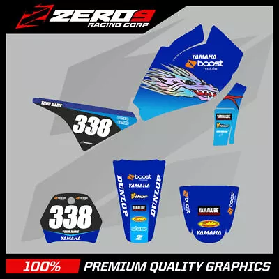 Yamaha Pw80 Graphics Kit Mx Motocross Peewee Graphics Mini Bike Boost Blue • $62.11