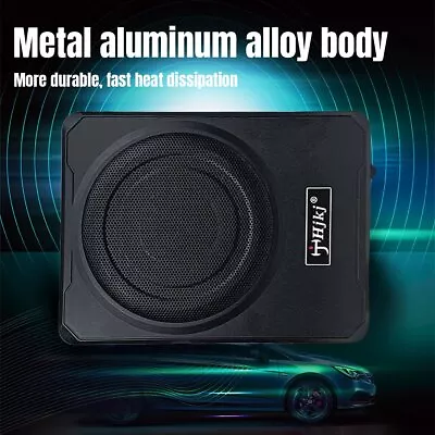 AU 8  Cars Subwoofer Under-Seat Sub Woofer 600W Speaker Stereo Slim Amplifier 4Ω • $96.95