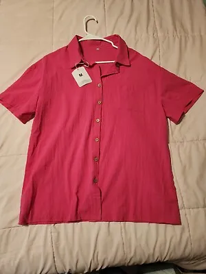 Fashion Clothing Majestic (Pink) Short Sleeve Tunic Top Size Medium NWT  • $25.88