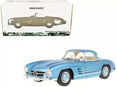 1958 Mercedes-Benz 300 SL Roadster (W198) Blue Metallic 1/18 Diecast Model Car  • $254.97