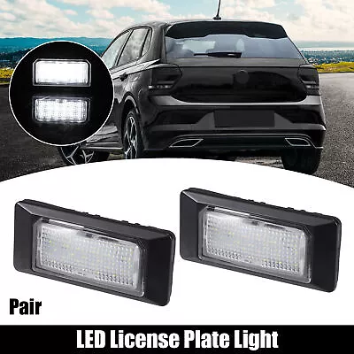 1pair Car LED Error Free License Plate Light For Volkswagen Polo 2010 - 2013 • $14.09