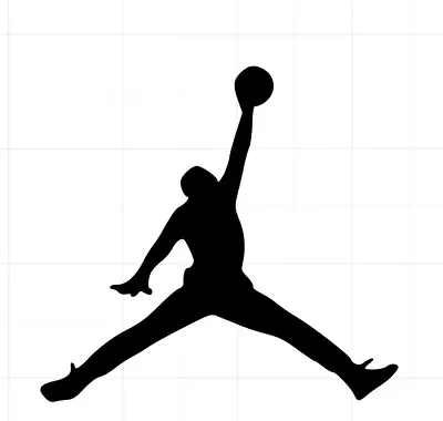 Michael Jordan Air Flight Decal Basketball Logo Vinyl Window Bumper Sticker • $2.99