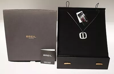 £24.90 • Buy Breil Milano Tribe Necklace Black Cord Steel Pendant List €.48.00 