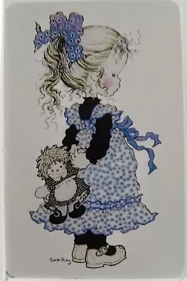 $3 • Buy Swap Cards Modern Playing Card Back Sarah Kay Girl - Reproduction 