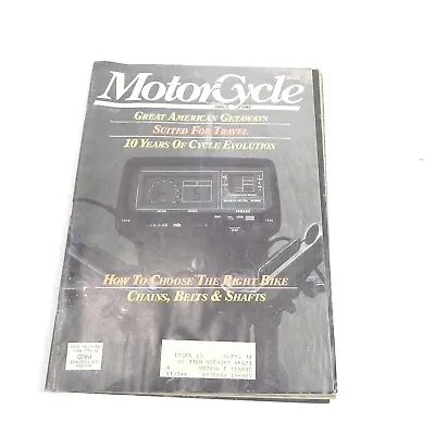 Vintage Spring 1982 Motorcycle Magazine Single Issue Harleys Choppers Sport Bike • $10.48