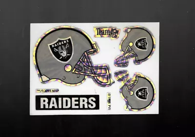 Vintage 1993 Oakland Raiders Helmet Sticker NFL Football Decal • $7