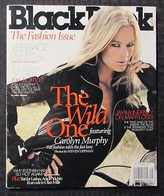 2007 Sept BLACK BOOK Magazine #57 VF- 7.5 Carolyn Murphy / Versace • $15.25