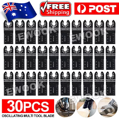 $22.95 • Buy 30PCS Oscillating Multi Tool Blade Saw Blades Wood Metal Cutter For Dewalt Fein