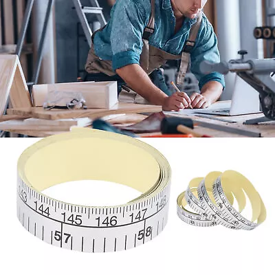 Adhesive Measuring Tape Double Scale Stick On Workbench Ruler Tape FIG • £4.73