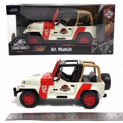 Jada Toys Hollywood Rides: Jurassic World 1992 Jeep Wrangler 1/24 Scale • $26.95